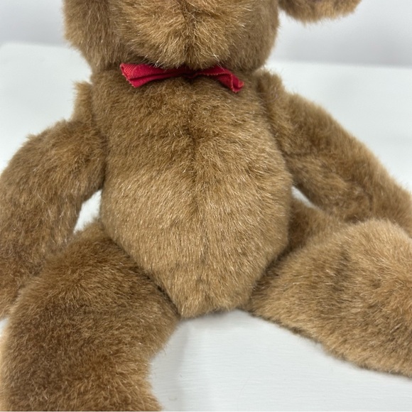 VTG Wang's International Reindeer Long Legs Plush 15" Decor Christmas Red Nose - Picture 7 of 12